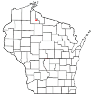 Location of Jacobs, Wisconsin