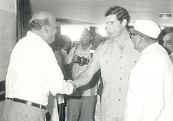 1980 His Royal Highness The Prince of Wales HM Dalaya visits Amul 2