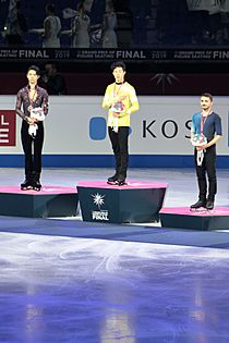 2019–2020 Grand Prix of Figure Skating Final men's singles medal ceremonies 2019 12 07 2355