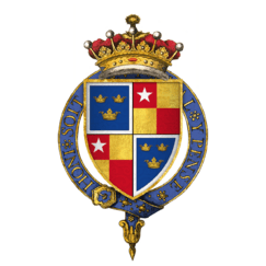 Coat of Arms of Sir Robert de Vere, 9th Earl of Oxford, KG