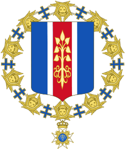 Coat of Arms of Vigdis Finnbogadottir (Order of the Seraphim)