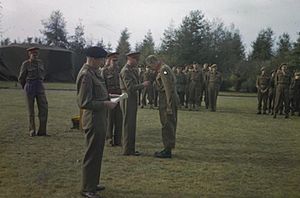 HM King George VI With the British Liberation Army in Holland, 15 October 1944 TR2417