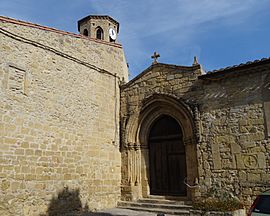 The church in Mas-Saintes-Puelles