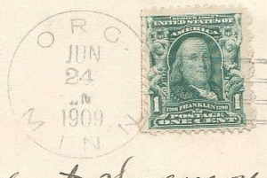Org, Mn, postmark