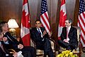 President Obama and Opposition Leader Michael Ignatieff