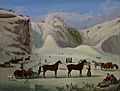 Robert Clow Todd - The Ice Cone, Montmorency Falls, Québec - Google Art Project