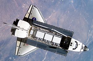 STS-112 Atlantis carrying S1 truss