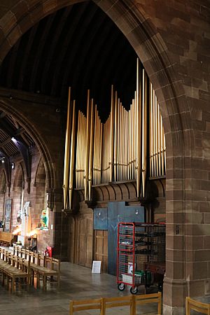The organ, St Martin's in the Bull Ring