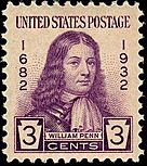 William Penn 1932 U.S. stamp.1