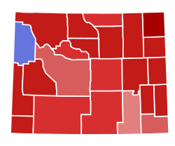 2020 United States Senate election in Wyoming results map by county.svg