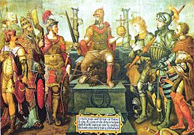 Allegorie du regne de Charles Quint 16th century
