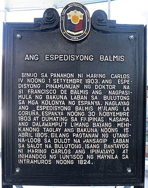 Ang Espedisyong Balmis historical marker 1
