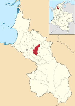 Location of the municipality and town of San Juan Betulia in the Sucre Department of Colombia.