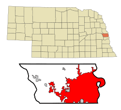 Location within Douglas County