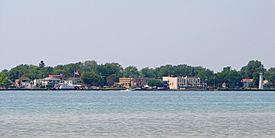 Marine City from across the St. Clair River