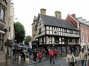 Oswestry - Historic buildings in town centre