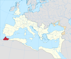 Location of Mauretania Tingitana