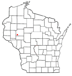 Location of Wheaton, Wisconsin