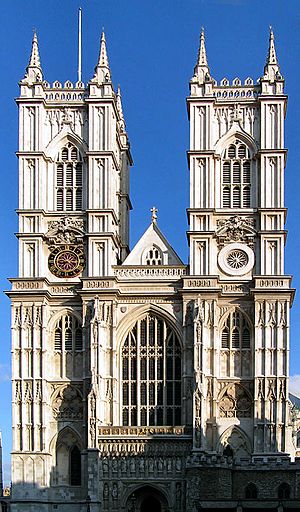 Westminster abbey towers modified