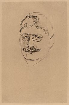 After Edvard Munch, Knut Hamsun, 1896, NGA 40158