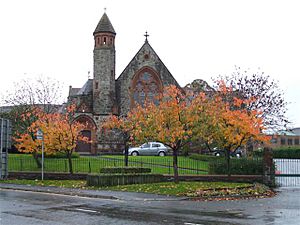 First Omagh Church with a mantle of trees - geograph.org.uk - 1020671