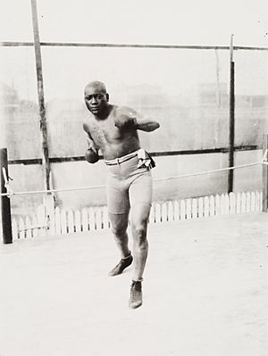 Jack Johnson Boxer Sydney c 1908