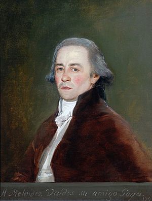 Juan Meléndez Valdés por Francisco de Goya