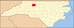 North Carolina Map Highlighting Forsyth County.PNG