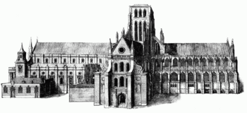 Old St. Paul's Cathedral from the south - Project Gutenberg eText 16531