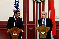 Secretary of Defense Donald Rumsfeld Visited Jakarta Indonesia