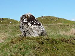 The Broken Heart Stone, Rannoch Moor, Perth & Kinross, Scotland. View from the west.jpg