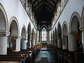 The nave of St. Mary the Virgin church, Dover - geograph.org.uk - 824637