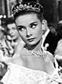 Audrey Hepburn in Roman Holiday (cropped)
