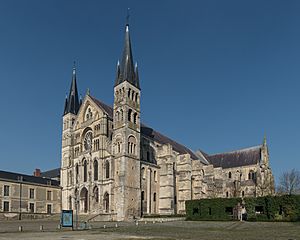 Basilique Saint-Remi de Reims, Southwest view 20140306 1