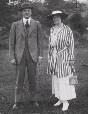 Christy and Jane Mathewson photograph, circa 1916