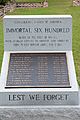 Immortal Six Hundred memorial, Fort Pulaski, GA, US