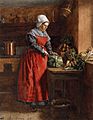 Léon Bonvin - Cook with Red Apron - Walters 371505
