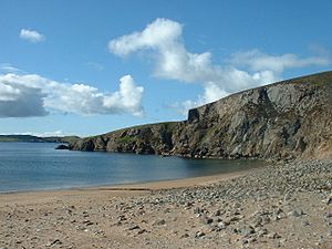 Muckle Ayre Beach, Muckle Roe, Shetland