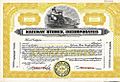 Safeway Stores 1955 Specimen Stock Certificate