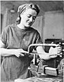 Training For War Work- Chiswick Polytechnic, Turnham Green, 1941 D3792