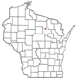 Location of Elcho, Wisconsin