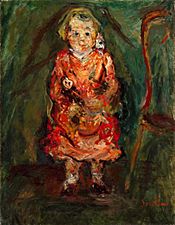 Young Girl with a Doll (1926–1927) oil on canvas, 25.5 × 19.5 in., Museum of Fine Arts, Houston