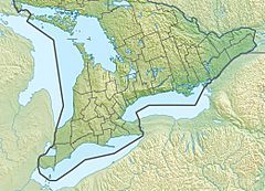 Black River (Severn River tributary) is located in Southern Ontario