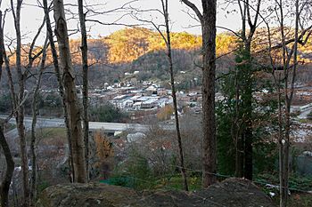 City of Whitesburg Overlook from Town Hill Trail