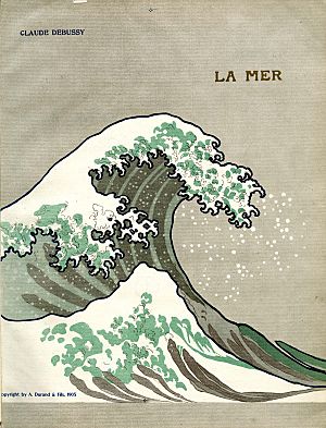 Debussy - La Mer - The great wave of Kanaga from Hokusai