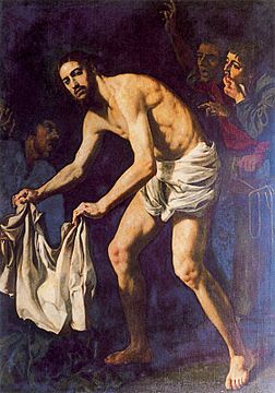 Espinosa Cristo recogiendo sus vestiduras XVII