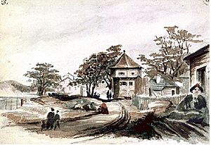 Fort Victoria watercolour