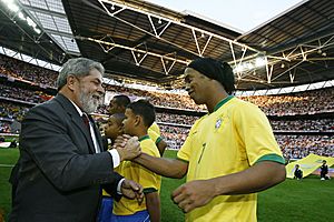 Ronaldinho and Lula