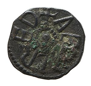 Silver styca of Aethelred I (YORYM 2000 2280) obverse