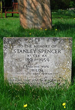 The Grave of Sir Stanley Spencer - Awaiting the Resurrection, Cookham